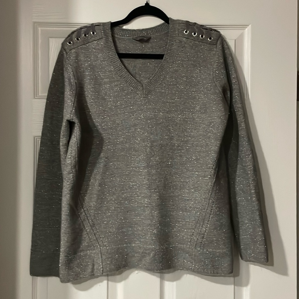 Denver Hayes sparkle knit sweater